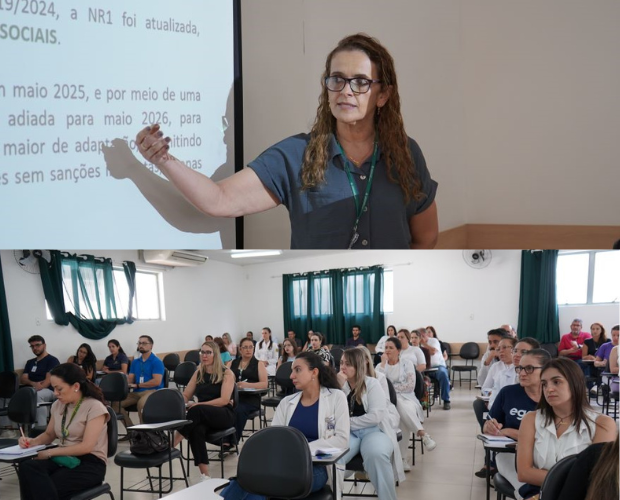 Atividade institucional da FUVS conscientiza sobre Norma Regulamentadora n 1